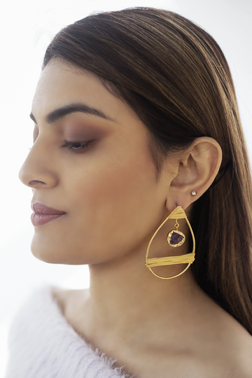 Shakira Drop Shape Drop Earrings