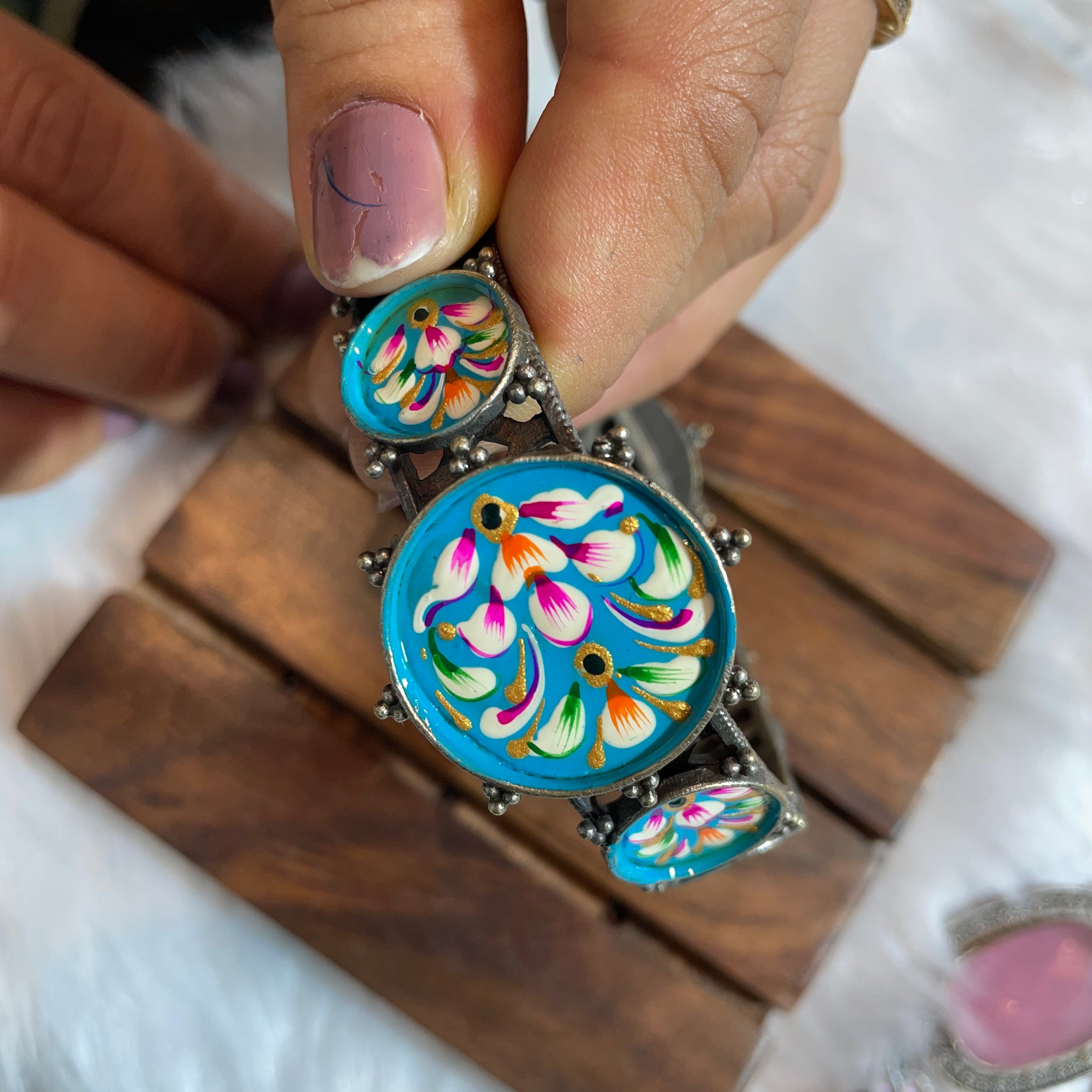 Hand painted Kada - Single piece