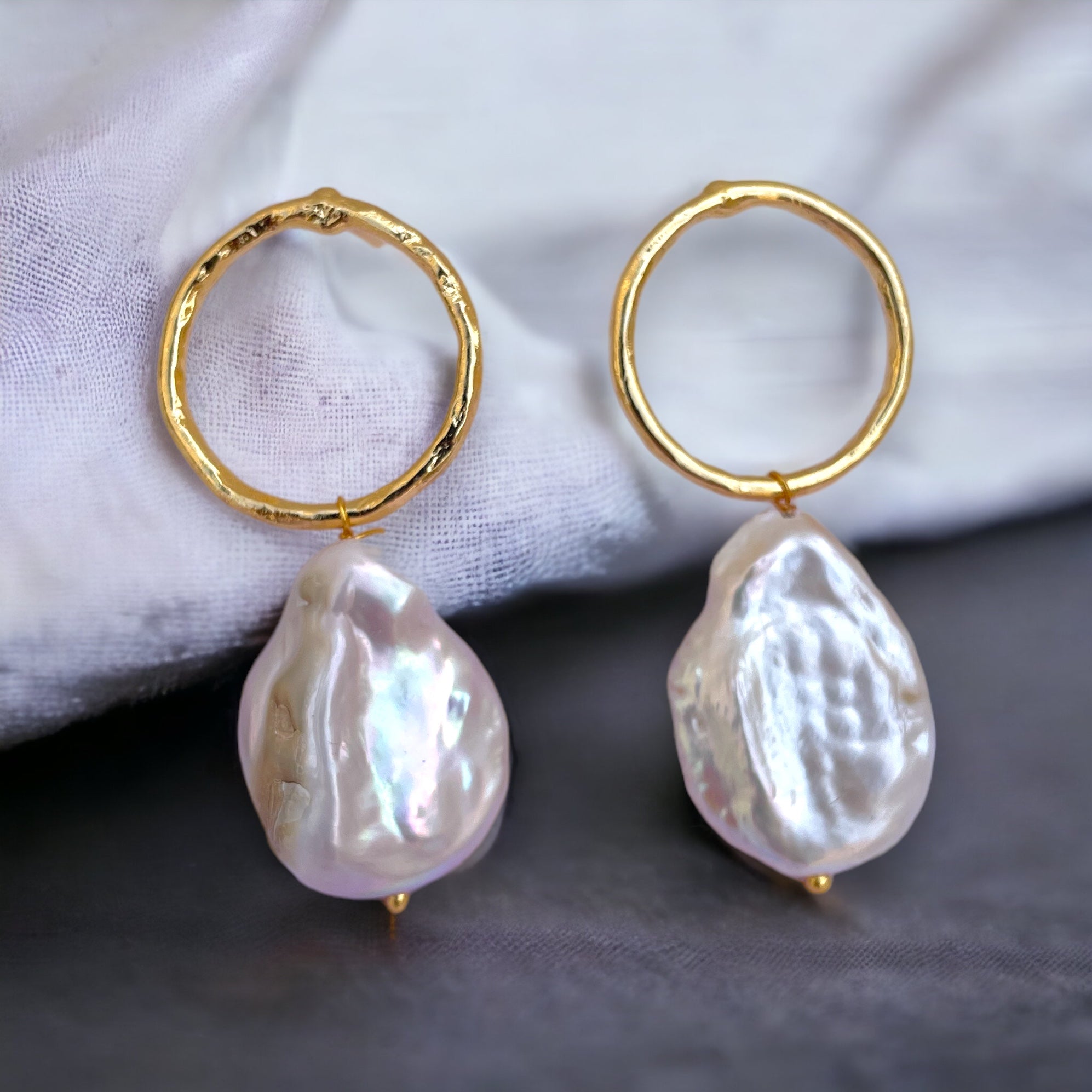 Baroque Drop Earrings